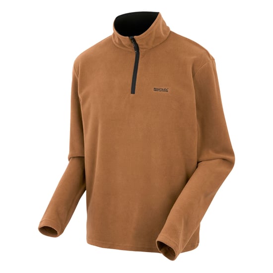 Regatta Great Outdoors Mens Thompson Half Zip Fleece Top för män (Nötbrun) - Image 3