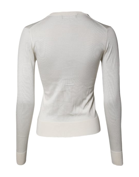 Blommönstrad kashmircardigan - Image 4