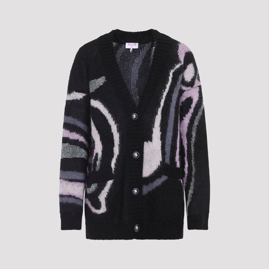 Geborduurde Mohair Blend Oversized Cardi - Image 2