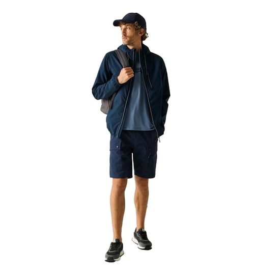 Regatta Mens Shorebay Waterproof Jacket (Navy) - Image 4