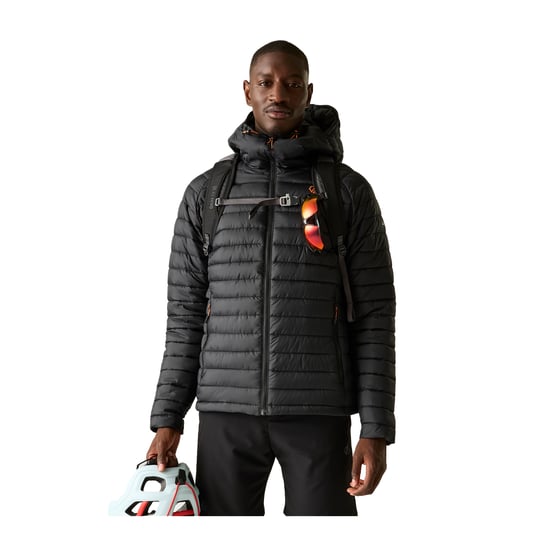 Dare 2B Mens Air Lite Baffled Padded Jacket (Black) - Image 4