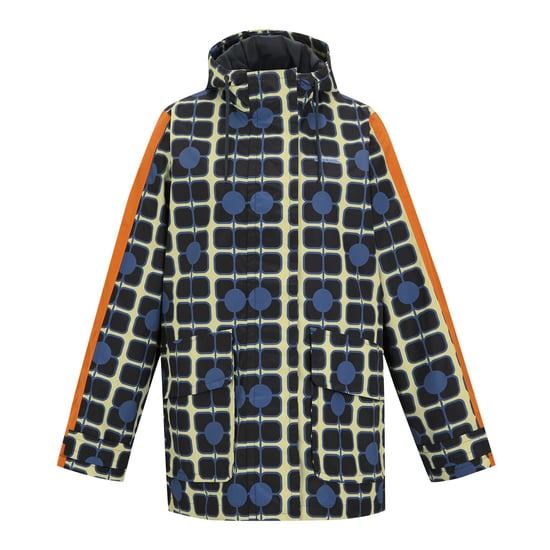 Regatta Dames Orla Kiely Middellange Waterdichte Jas (Navy) - Image 1