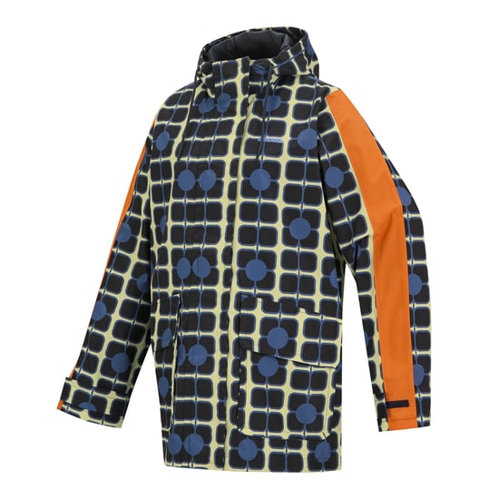 Regatta Dames Orla Kiely Middellange Waterdichte Jas (Navy) - Image 3