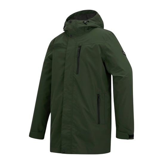 Regatta Mens Daledon Waterproof Shell Jacket (Dark Khaki) - Image 3