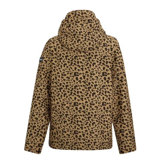 Regatta Womens/Ladies Bayletta Leopard Print Waterproof Jacket (Multicoloured) - Image 2