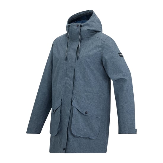 Regatta Dames/Dames Norana Waterdichte Jas (Chambray/Donkere Denim) - Image 3
