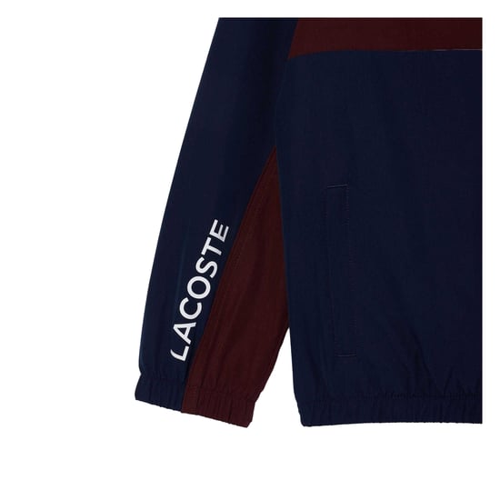 Lacoste Jongens Geborduurd Logobezet Hoodie Jacket (Marineblauw) - Image 4
