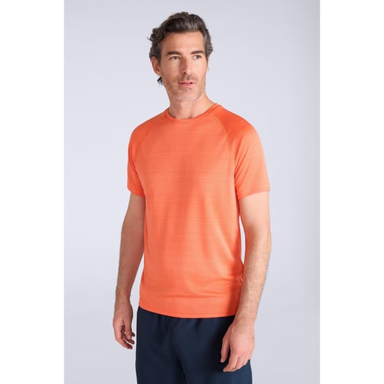 Mountain Warehouse Unisex Volwassen Strepen IsoCool T-Shirt (Feloranje) - Image 1
