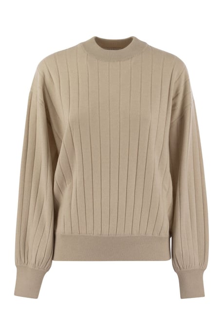 Kasjmier V-hals Trui met Ketting - Image 1
