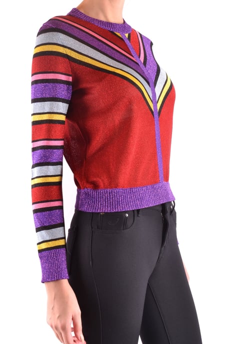 Gestreepte Breiden Glittersweater - Image 2