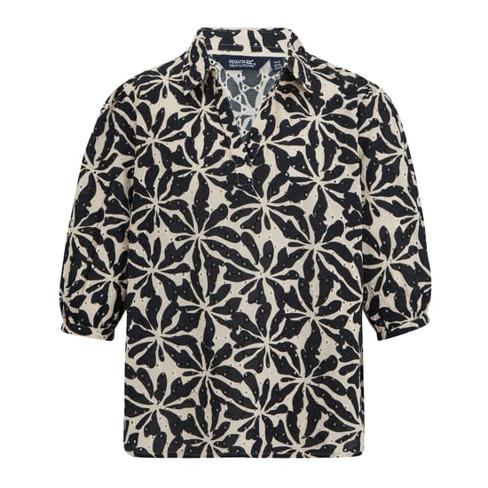 Regatta Womens/Ladies Nofino Abstract Floral Shirt (Beige) - Image 1