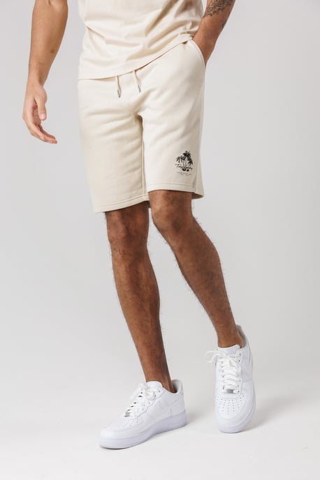 Stone Tokyo Laundry Athletics Club Logo T-Shirt And Jogger Short Set - Image 3