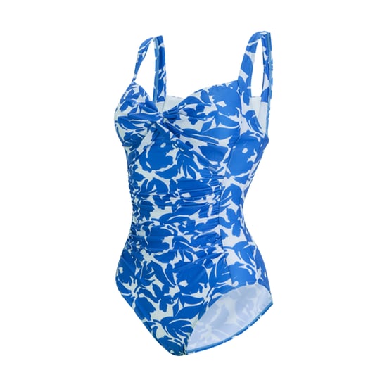 Regatta Womens/Ladies Sakari Fleur Bloom Tummy Control One Piece Swimsuit (Blue) - Image 3