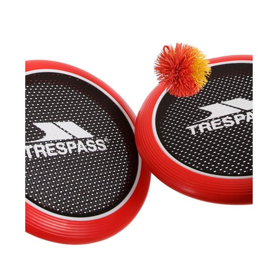 Trespass Stringbatz Trampolin slagträ och bollspel (Röd/Svart/Vit) - Image 3