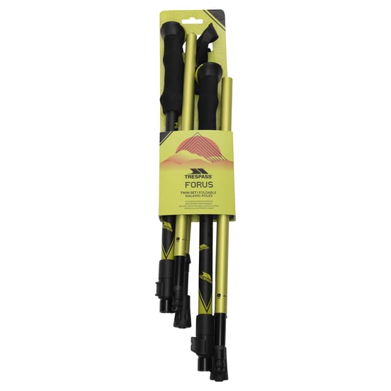 Trespass Forus Opvouwbare Wandelstokkenset (Fluorescerend groen) - Image 3