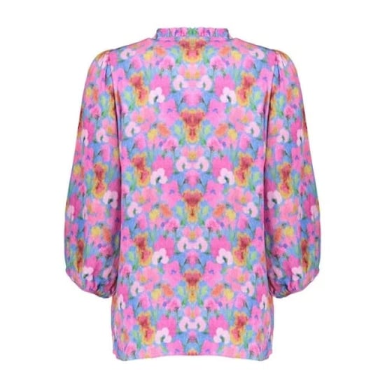 Geisha 63203-20 625 blouse bright blue/pink - Image 3