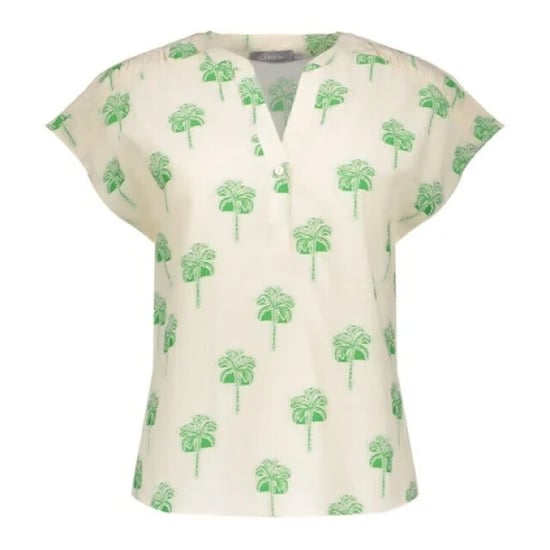 Geisha 63291-20 010 top off-white/green - Image 1