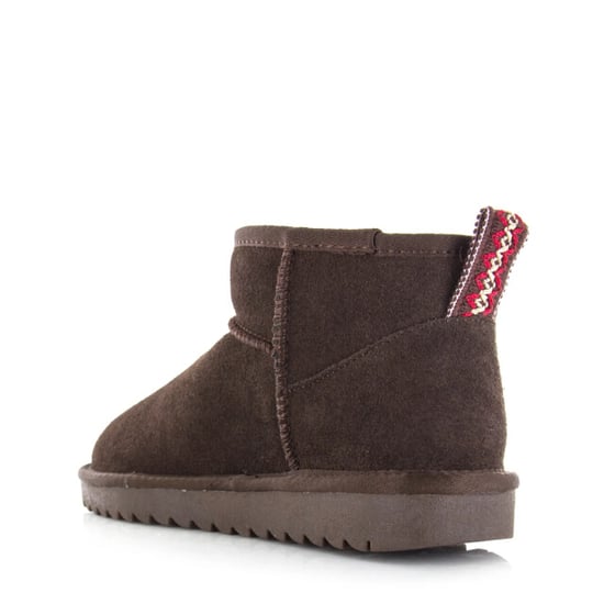 Shoecolate Classic fur boot chocolate bont dames - Image 3