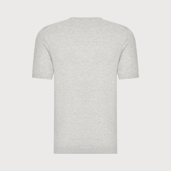 Blue Industry Luxe knitted t-shirt | - Image 3