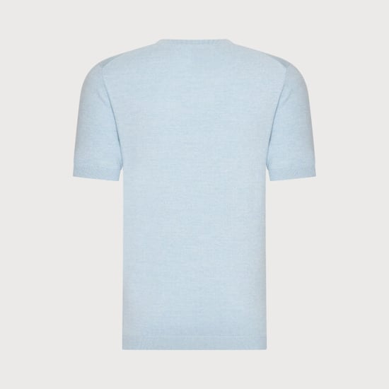 Blue Industry Luxe knitted t-shirt | - Image 4