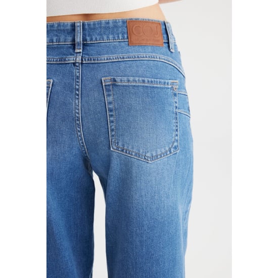 Cup of Joe Cropped balloon jeans blue denim - Image 3