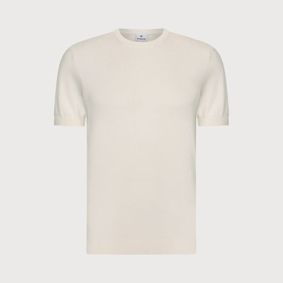 Blue Industry Luxe knitted t-shirt | - Image 4