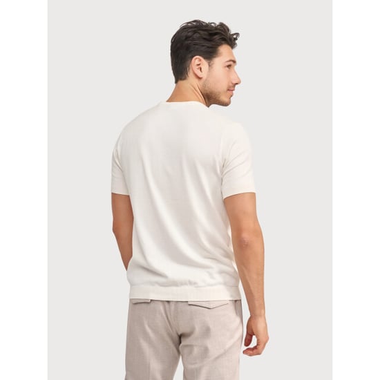 Blue Industry Luxe knitted t-shirt | - Image 5