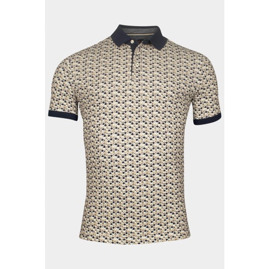 Baileys Polo korte mouw poloshirt pique with all over 515223/82 - Image 2