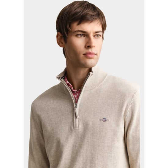 Gant Half zip klassieke sweater van katoen 8030564/198 - Image 3