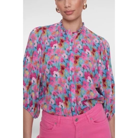 Geisha 63203-20 625 blouse bright blue/pink - Image 6