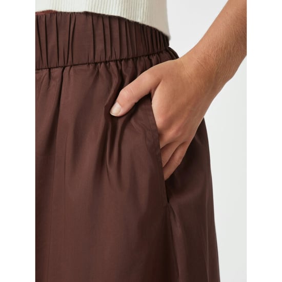 Neo Noir yara poplin skirt 158280 584 chocolate brown - Image 4