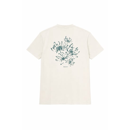 Genti Tee back print flower off - Image 1