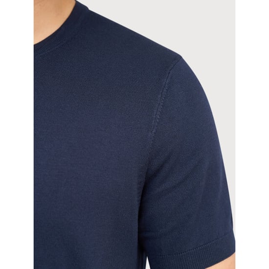 Blue Industry Luxe knitted t-shirt | - Image 5