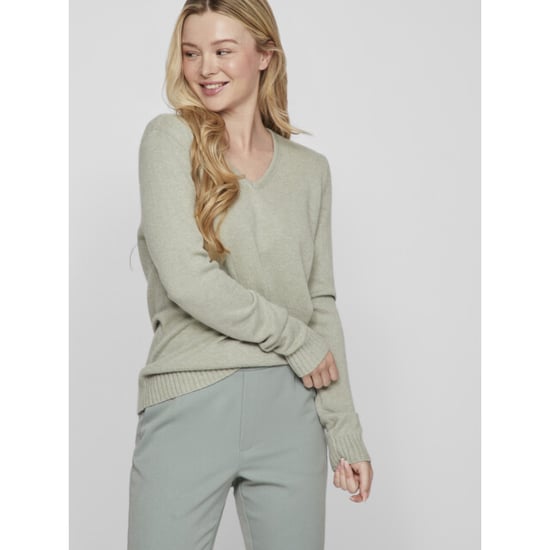 Vila Viril l/s v-neck knit top-noos - Image 1