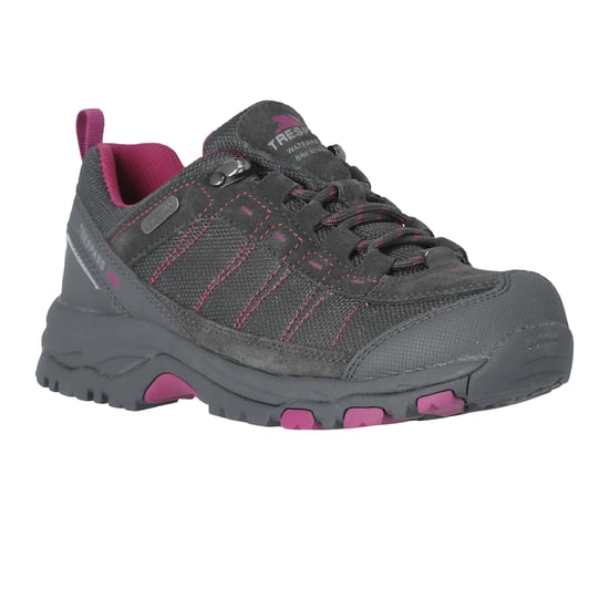 Trespass Womens/Ladies Scree Suede Technical Trainers (Castle Grey) - Image 3