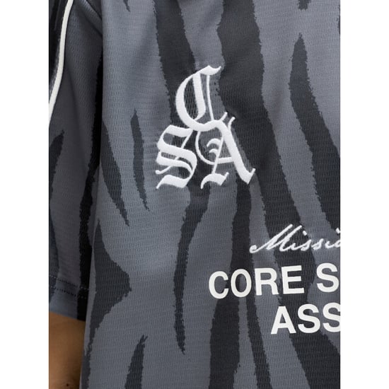 Jack & Jones Jcodust piping football open collar jnr dessin - Image 3