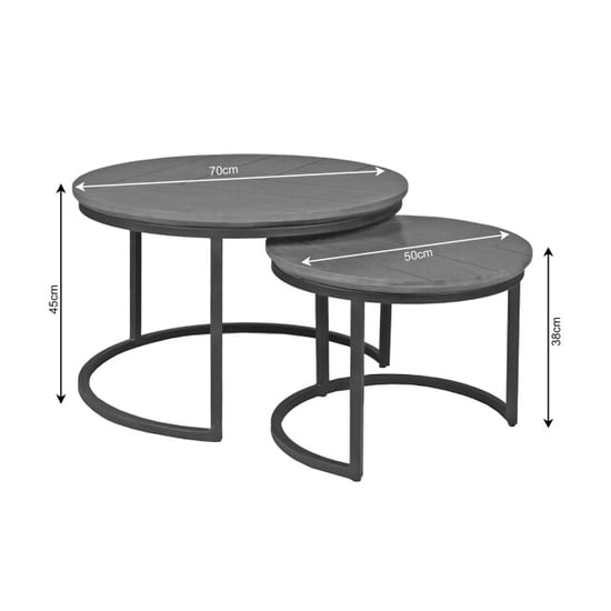 Starfurn salontafel otik - 70x70x45 cm - Image 2