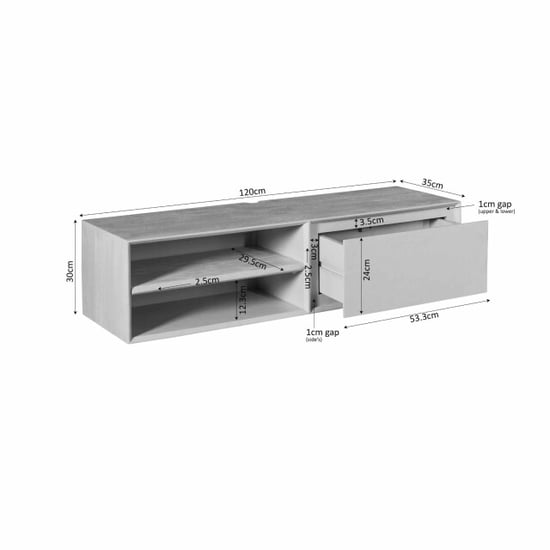 Starfurn tv meubel ambiance - 35x120x30 cm - Image 5