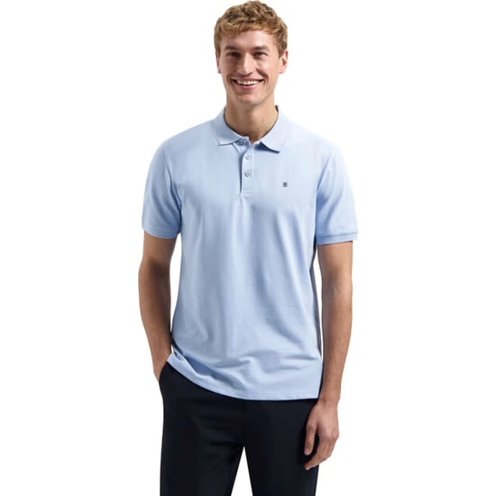 No Excess Polo short sleeve basic blue - Image 2