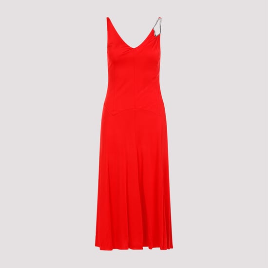 Sleeveless A-line Midi Dress - Image 1