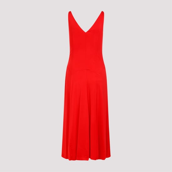 Sleeveless A-line Midi Dress - Image 2