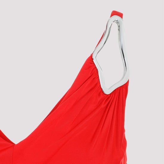 Sleeveless A-line Midi Dress - Image 4