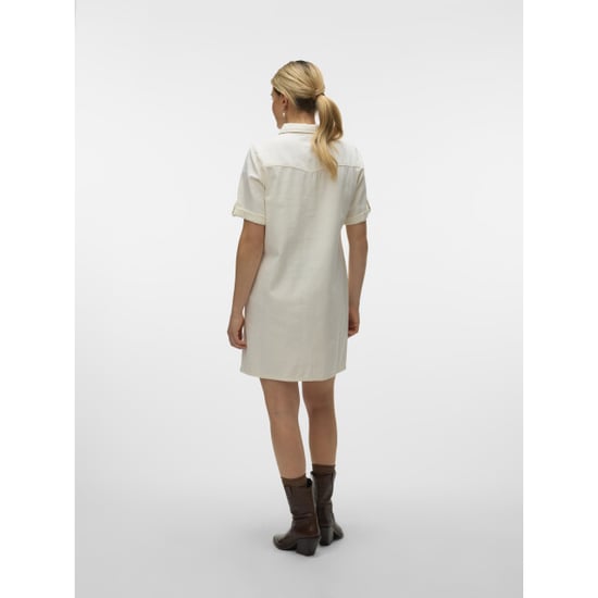 Vero Moda Vmjennie ss short denim dress mix n - Image 3