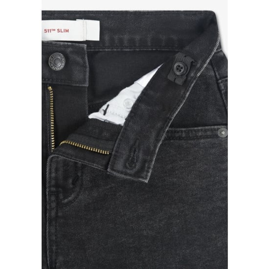 Levi's 511 slim fit short black denim - Image 3