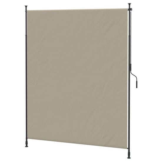 4goodz Outsunny verticale zonwering verticale luifel 200x305 cm zand - Image 1