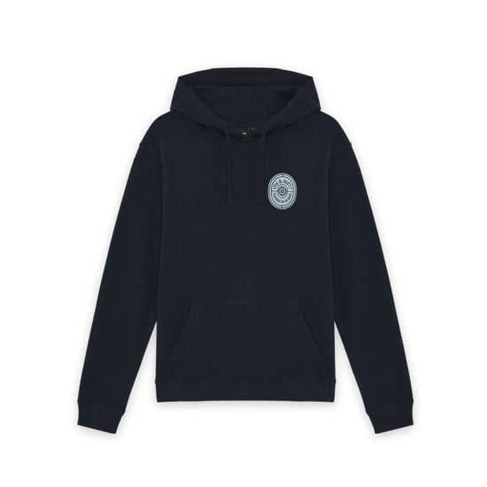 Lyle and Scott Borders lable grafic hoodie navy - Image 1