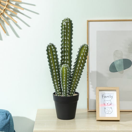 4goodz Kunstplant cactus 53 cm groot met pot realistisch groen - Image 4