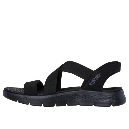 Skechers 141489-bbk go walk flex sandal glimmer up black 3256 - Image 2