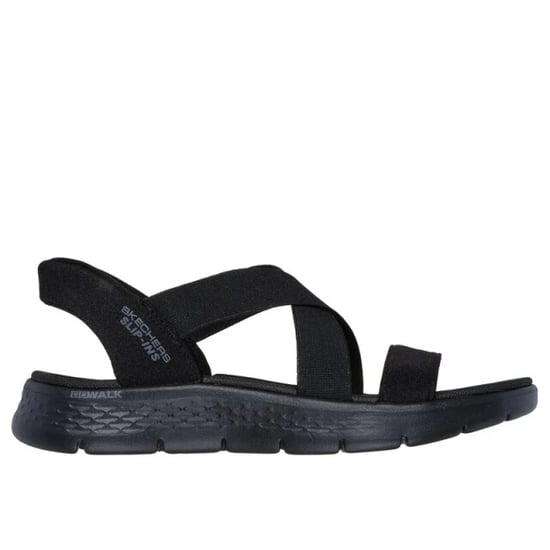Skechers 141489-bbk go walk flex sandal glimmer up black 3256 - Image 5