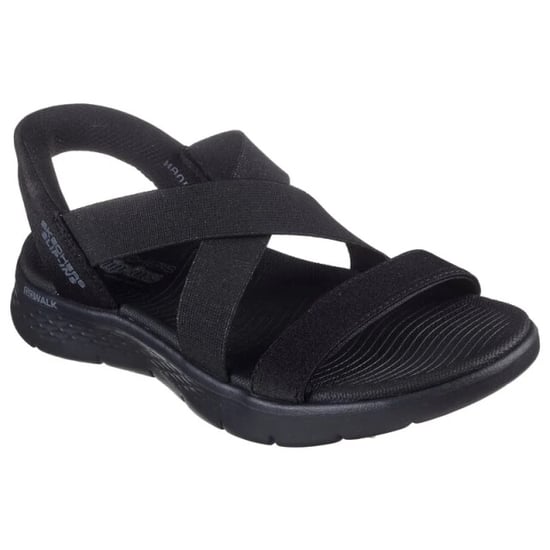 Skechers 141489-bbk go walk flex sandal glimmer up black 3256 - Image 6